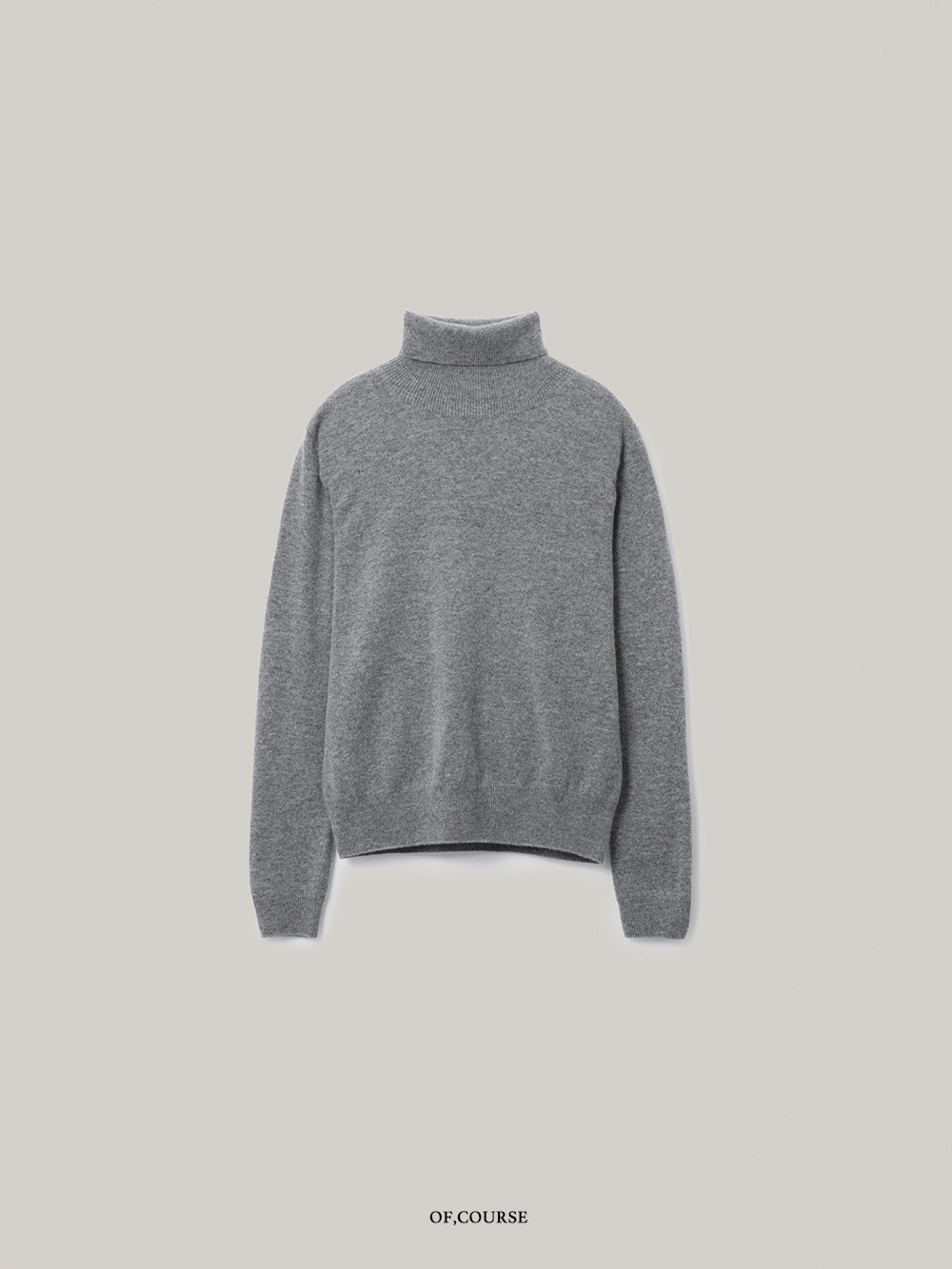 Turtleneck Pullover (gray)