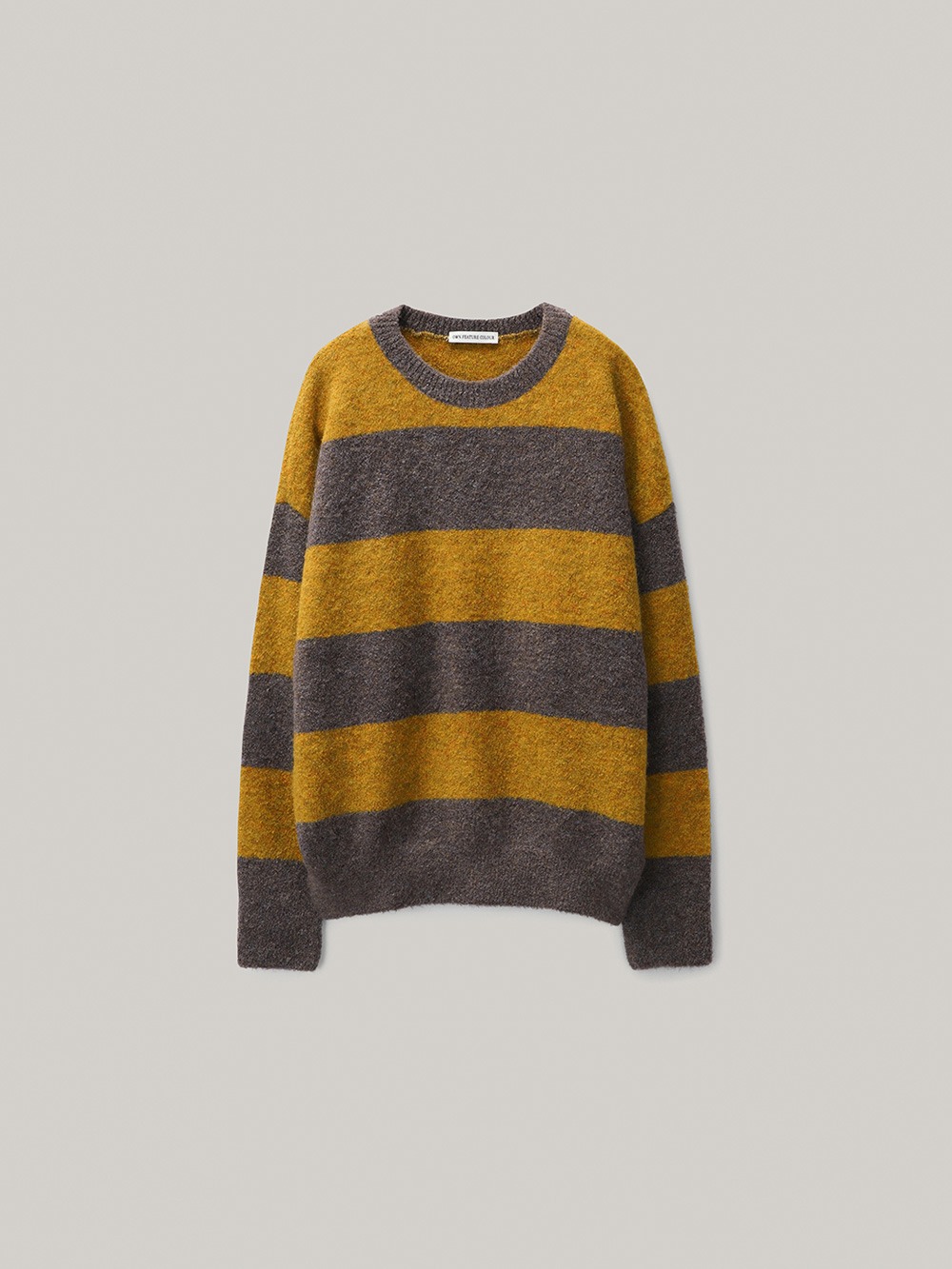 Willy Stripe Knit (yellow&amp;gray)