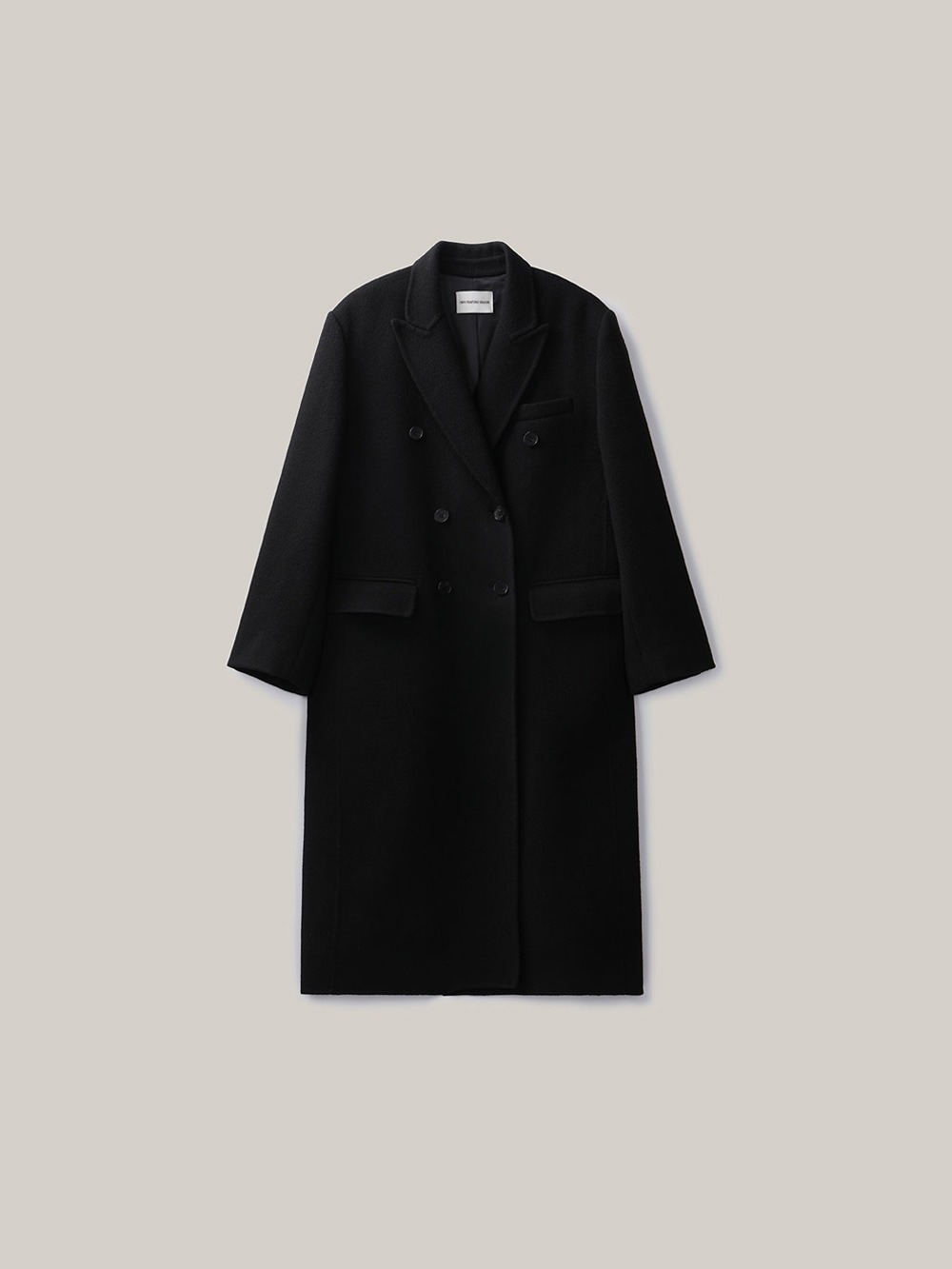 Oversize Double Handmade Coat (black)