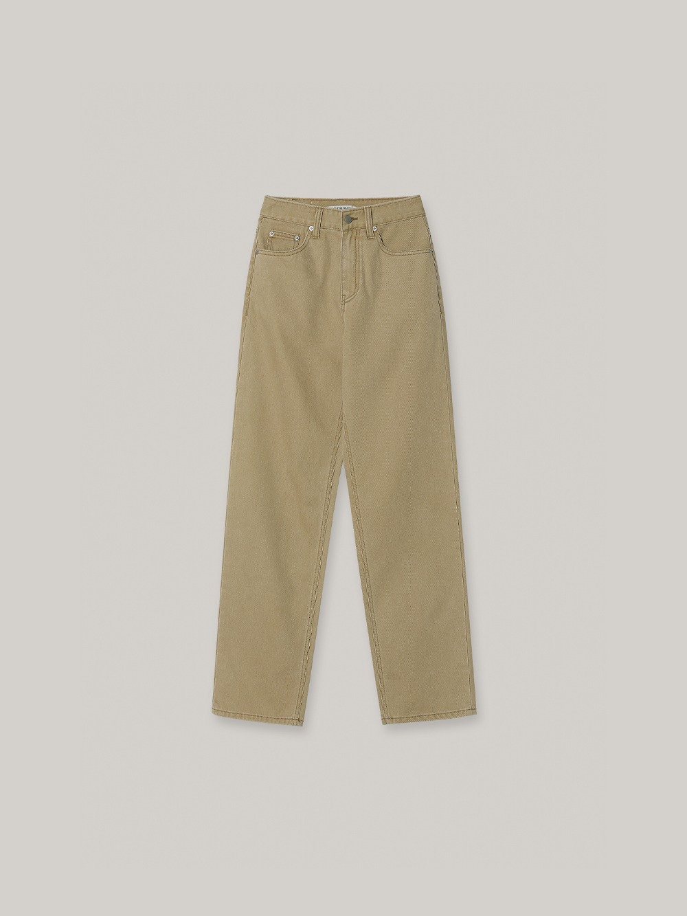 Dyed Denim Pants (beige)