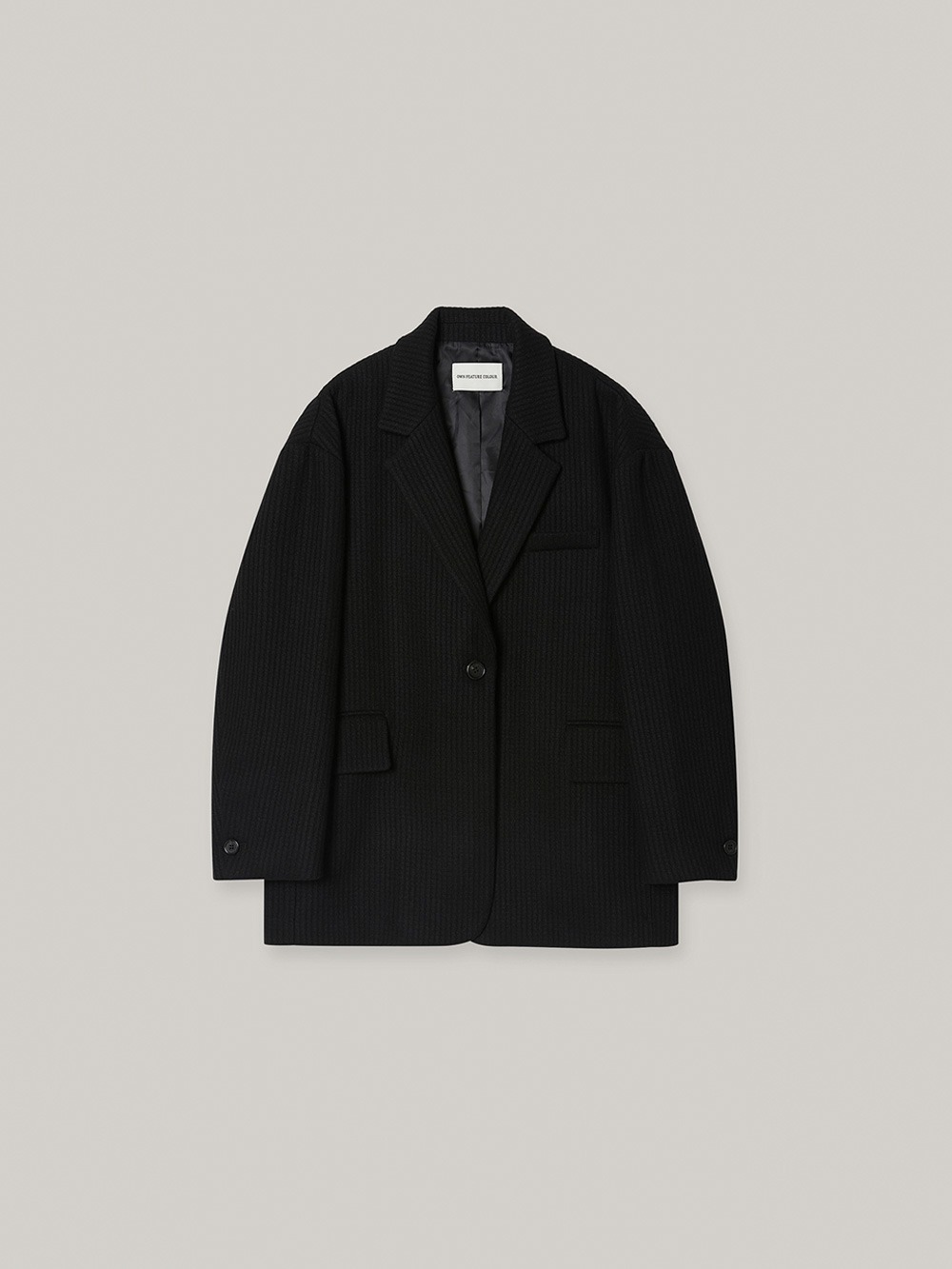 Cocoon Silhouette Jacket (black)