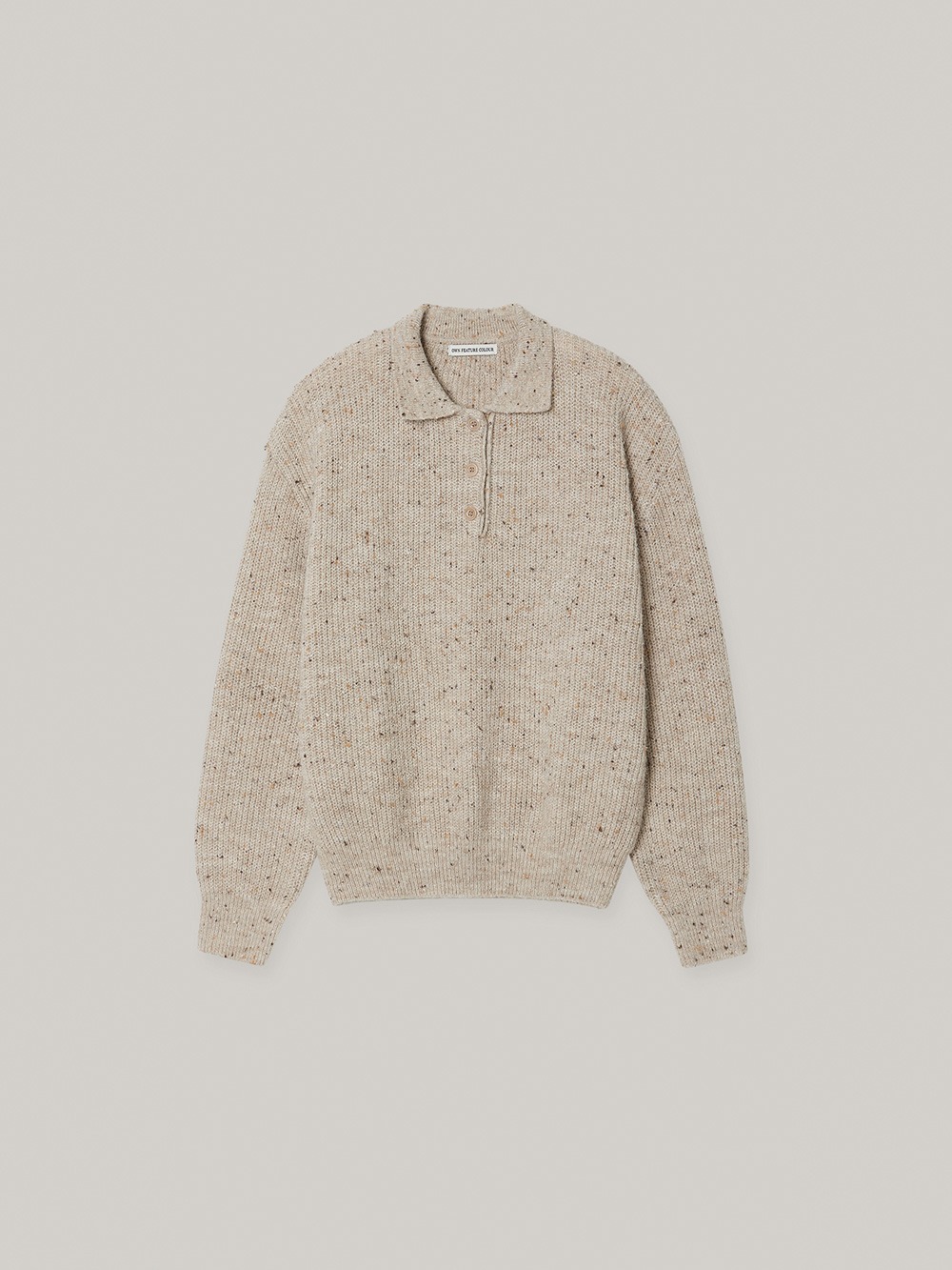 Polo Neck Pullover (cookie)