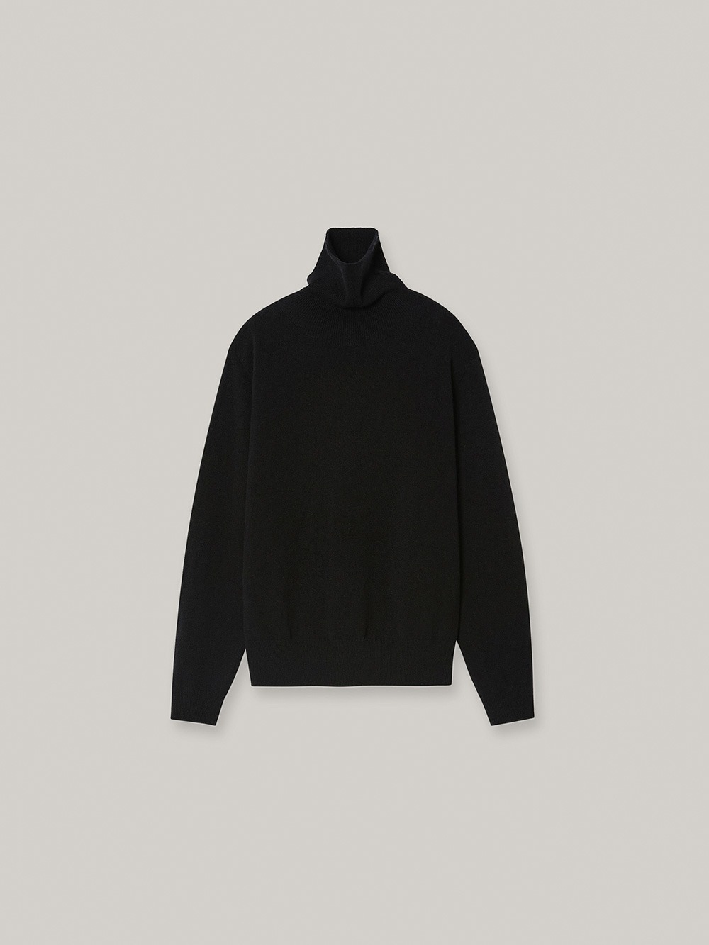 Colour Turtleneck Pullover (black)
