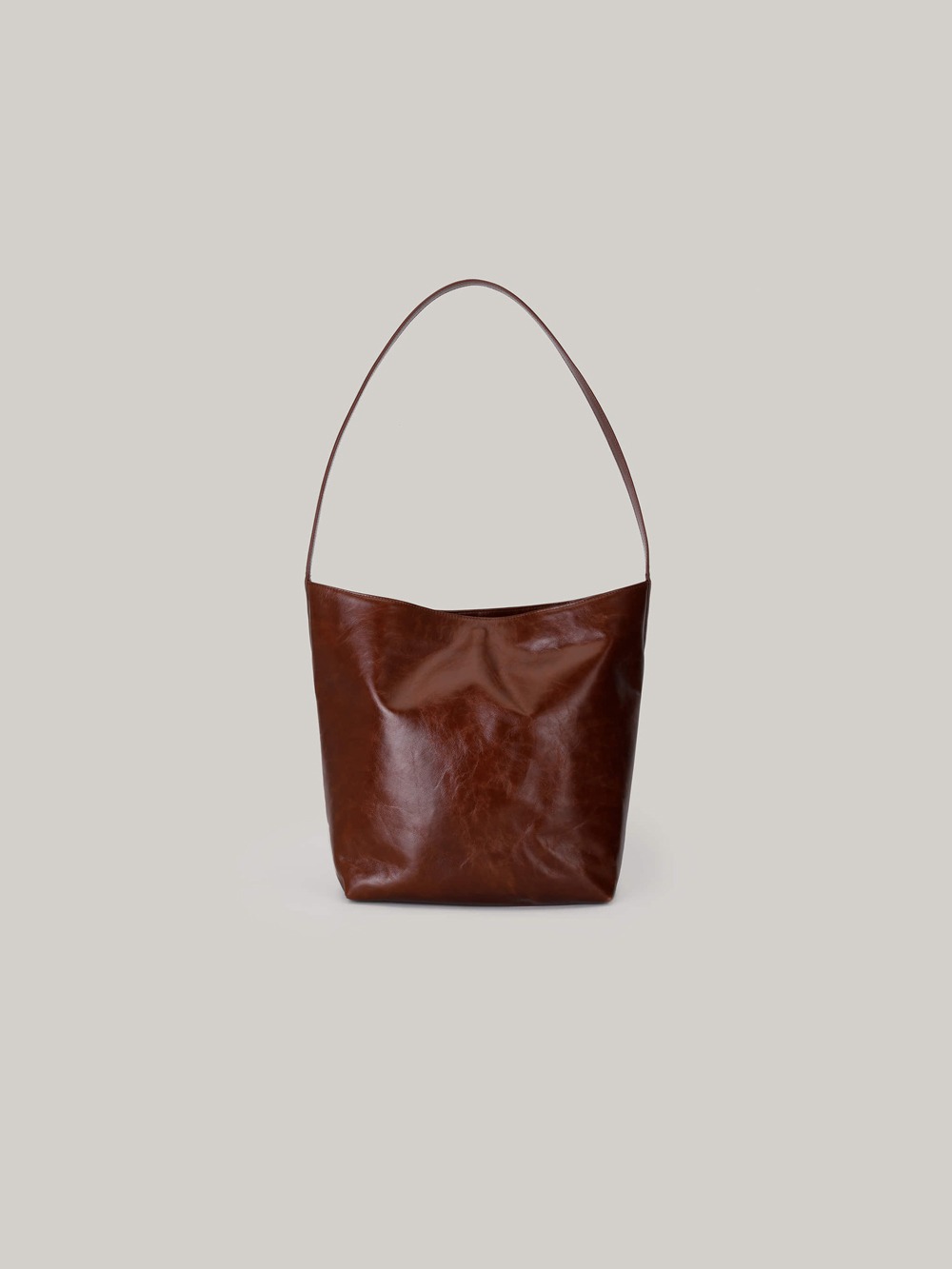 Flat Shoulder Bag (brown)