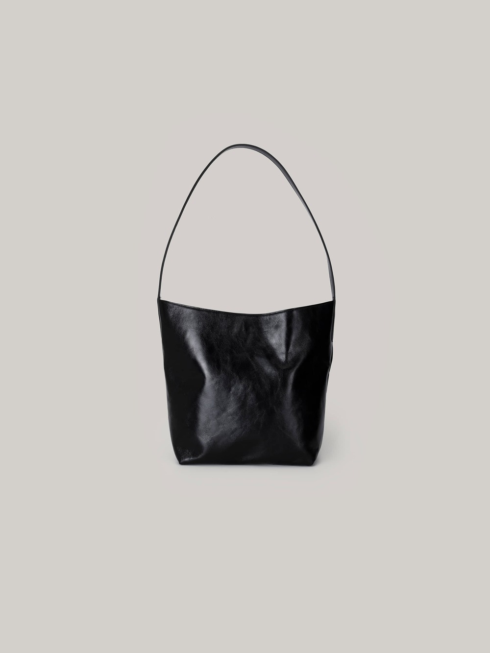 Flat Shoulder Bag (black)