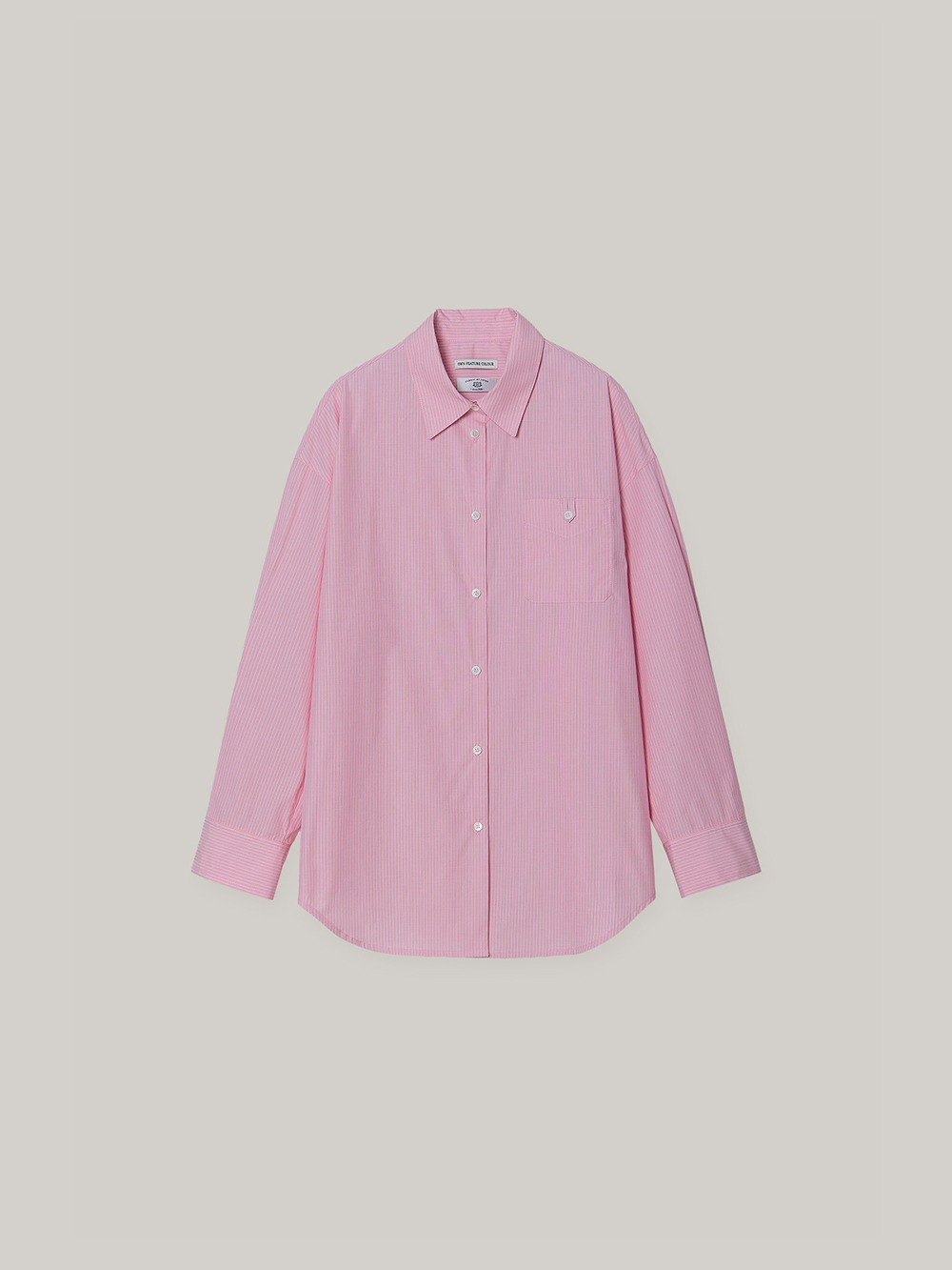 Over Stripe Shirt (pink)