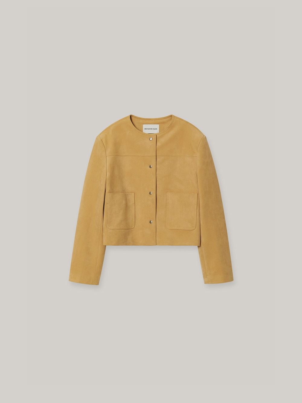 Suede Tweed Jacket (mustard)