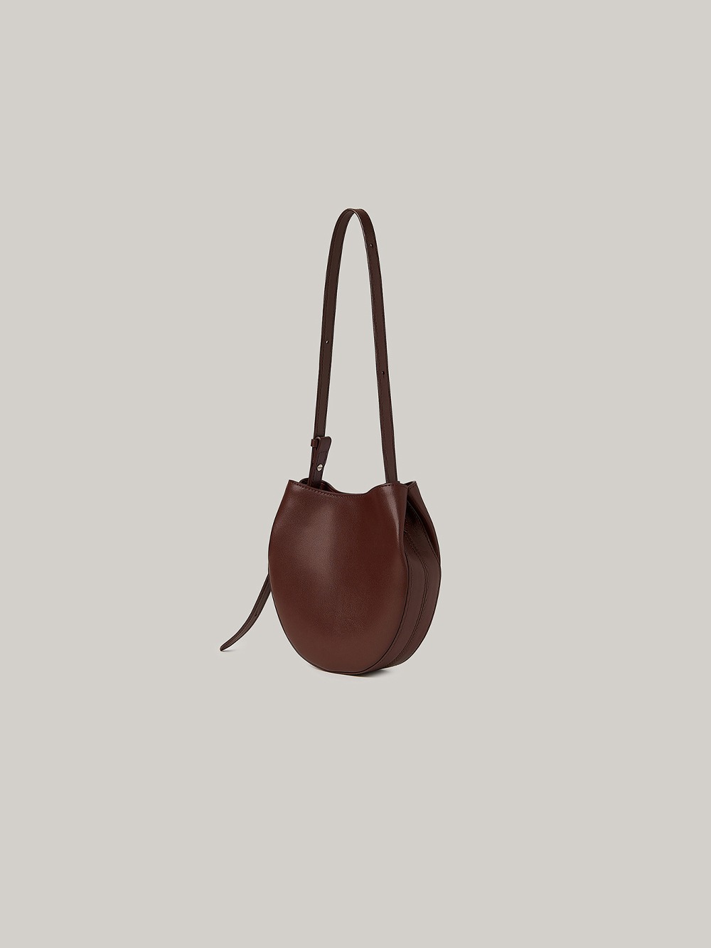 Round Drop Small Bag (mahogany)