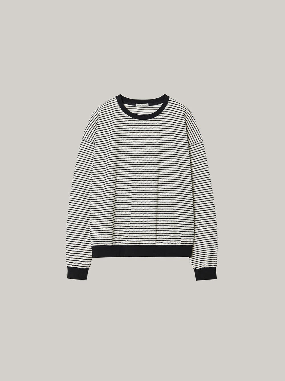 Relax Stripe Sweatshirt (ivory)